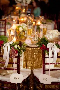 Holiday wedding