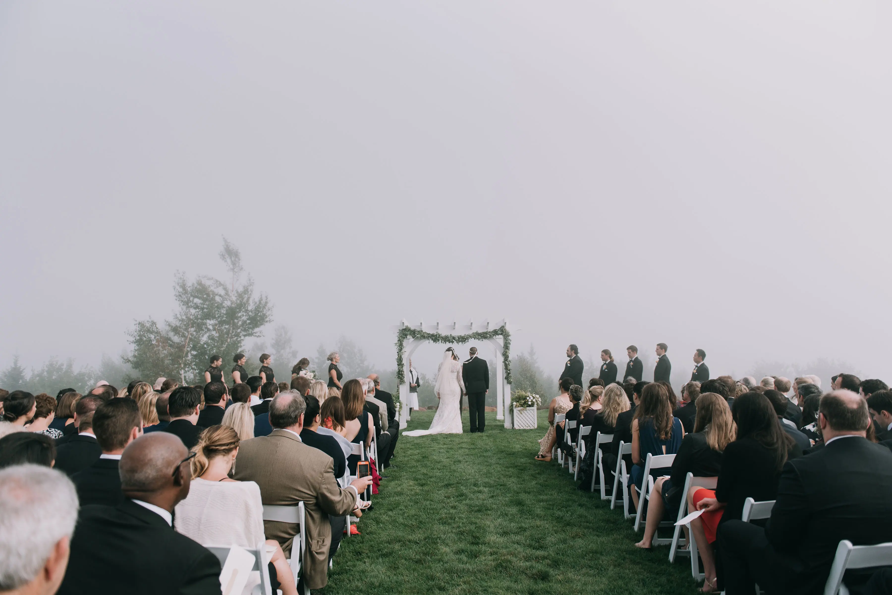 A Foggy Point Lookout Wedding