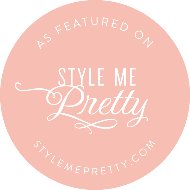 Seen in Style Me Pretty