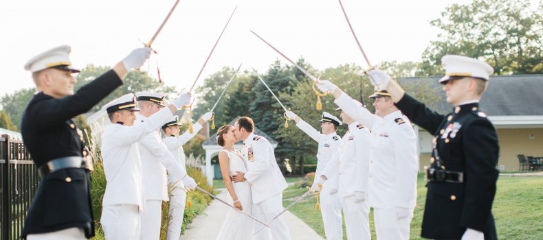 Falmouth Country Club Navy Wedding