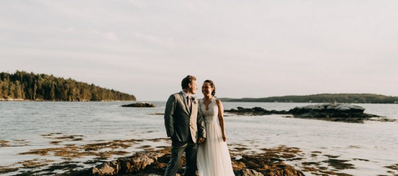 Backyard Wedding In Coastal Maine