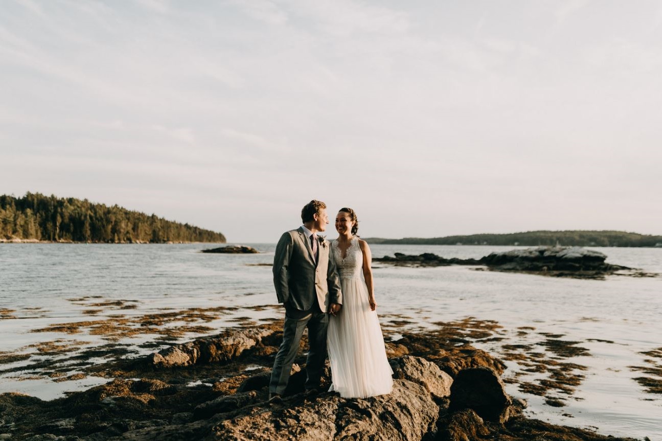 Backyard Wedding In Coastal Maine | Wavelength Band