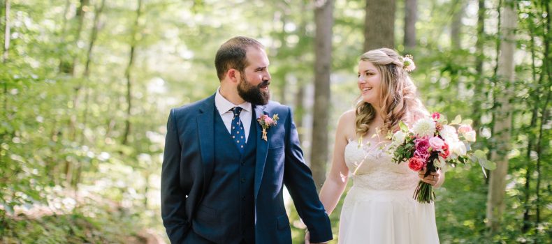 Fall Camp Wedding at Kingsley Pines