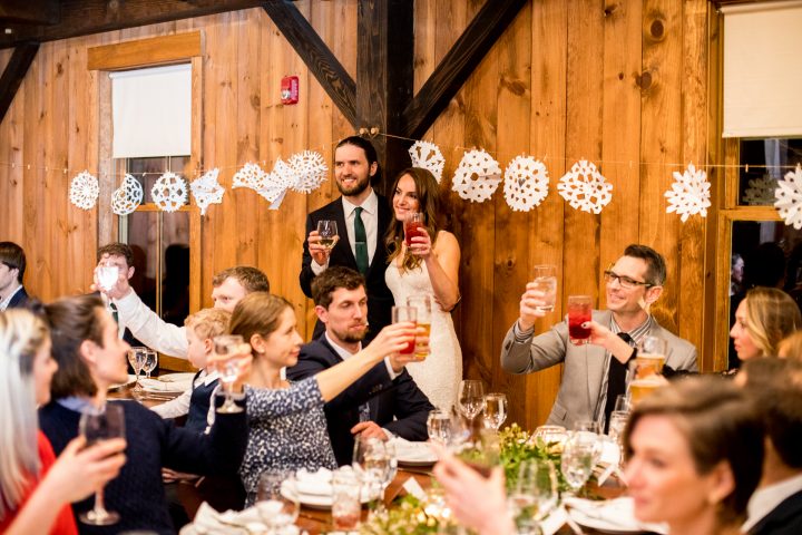 Winter Wedding Reception 